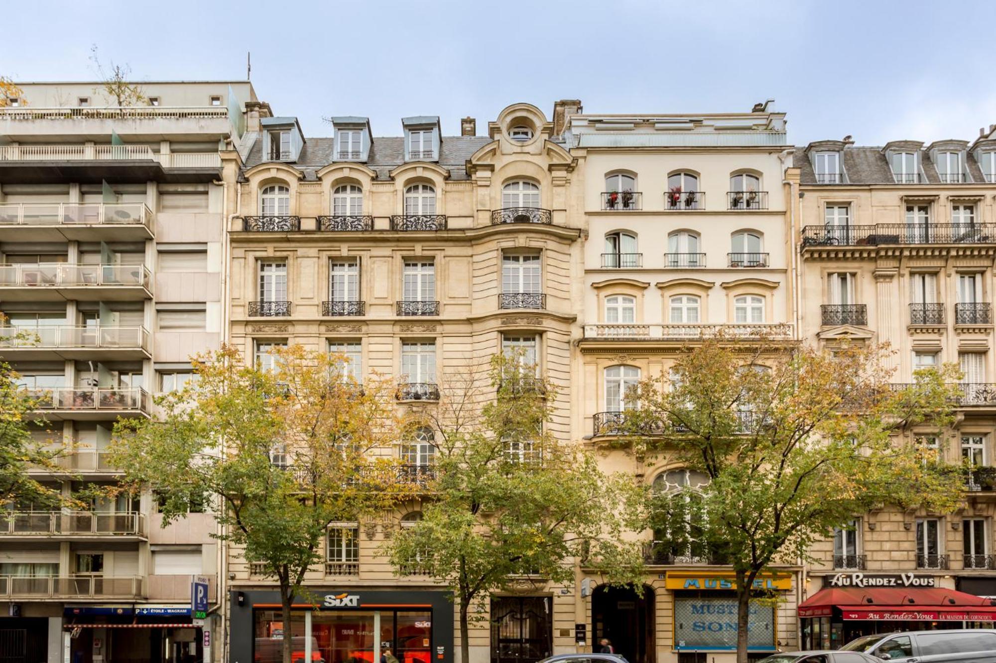 Cozy Apartment - Champs Elysees - Wagram Paris Exteriör bild