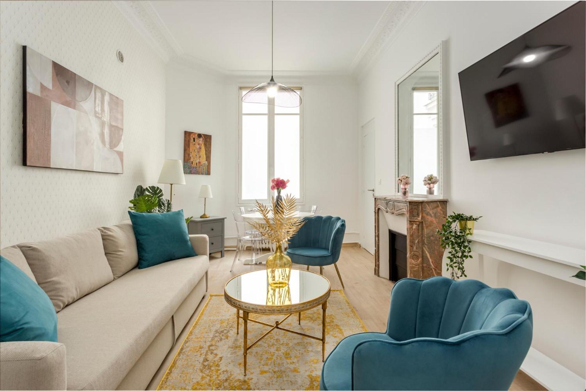 Cozy Apartment - Champs Elysees - Wagram Paris Exteriör bild